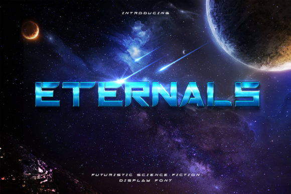 Eternals Display Font By naulicrea