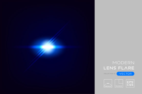 Modern Vector Lens Flare Set 01 Graphic Objects By moonbandit