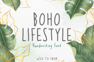Boho Lifestyle Fontes Script Fonte Por tokokoo.studio 1