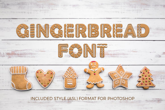 Gingerbread Display Font By OWPictures