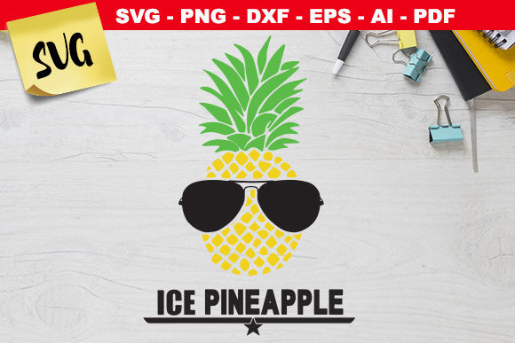 Ice Pineapple   Graphic Crafts By LouteCrea