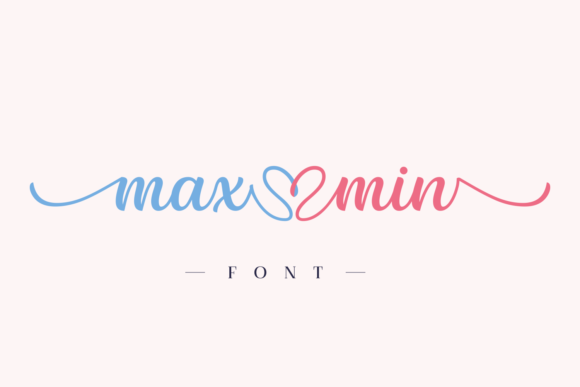 Max Min Script & Handwritten Font By Situjuh