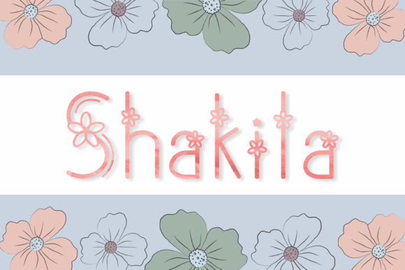 Shakila Display Font By nuraisyahamalia1729