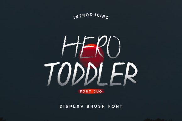Hero Toddler Display Font By EdricStudio
