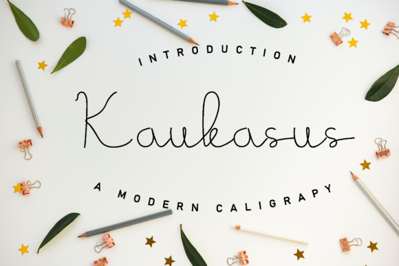 Kaukasus Script & Handwritten Font By GiaLetter