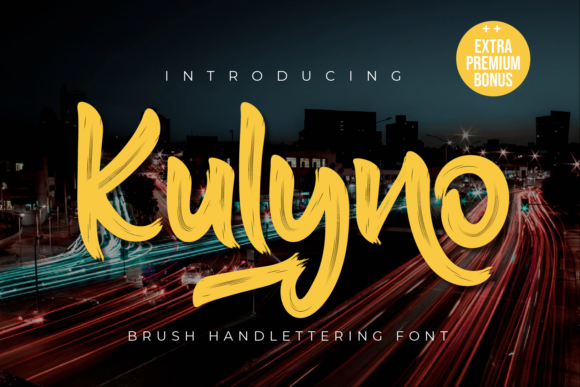 Kulyno Display Font By Productype