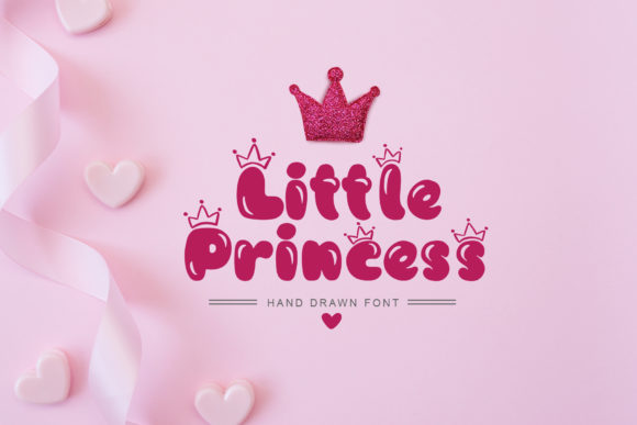 Little Princess Display Font By Happy Letters