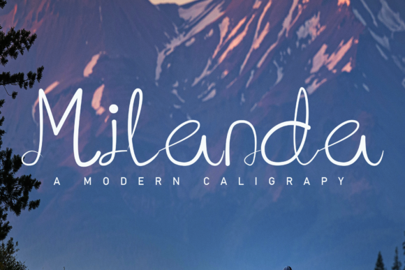 Milanda Script & Handwritten Font By GiaLetter