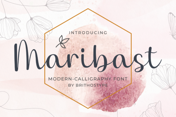 Maribast Script & Handwritten Font By brithostype