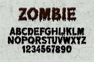 Dripping Zombie Display Font By Vladimir Carrer 7