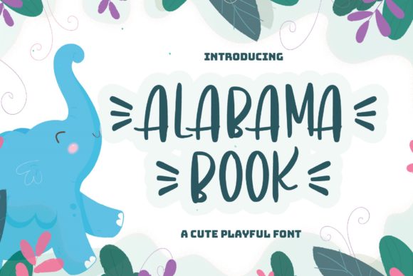 Alabama Book Display Font By Graphue