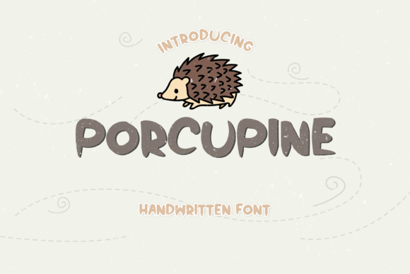 Porcupine Display Font By WADLEN