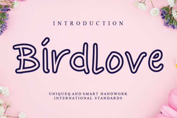 Birdlove Script & Handwritten Font By andikastudio