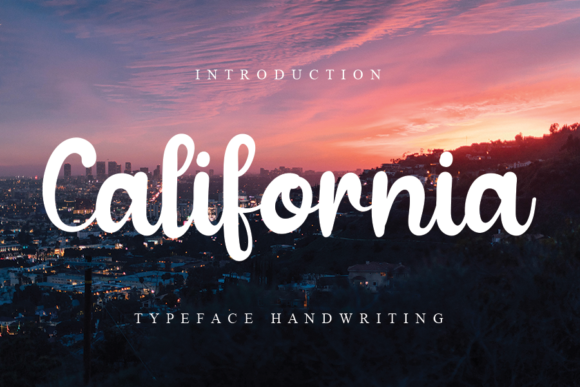 California Font Corsivi Font Di andikastudio