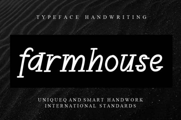 Farmhouse Script & Handwritten Font By andikastudio