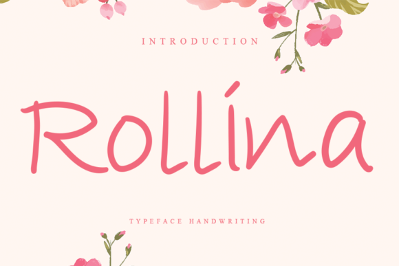 Rollina Script & Handwritten Font By andikastudio