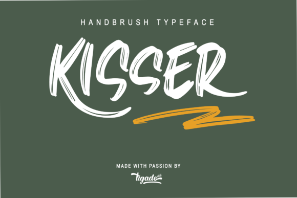 Kisser Script & Handwritten Font By Tigade std