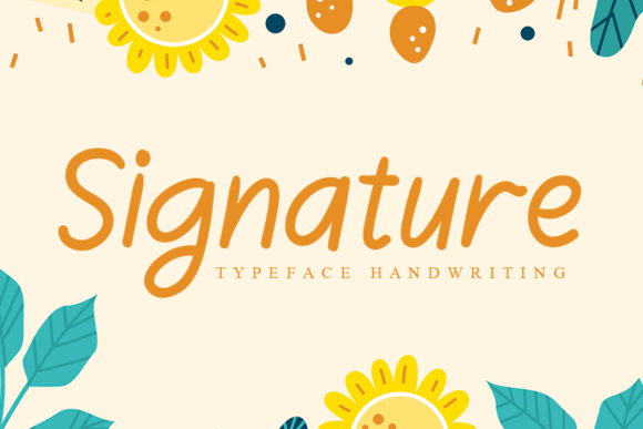 Signature Script & Handwritten Font By andikastudio
