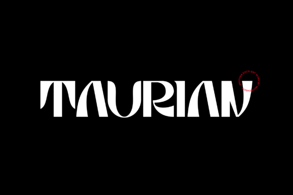 Taurian Display Font By moonbandit