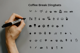Coffee Break Dingbats Font By Ciriative 1