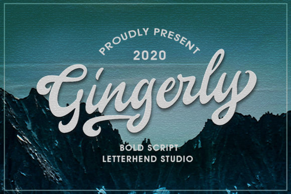 Gingerly Script & Handwritten Font By letterhend