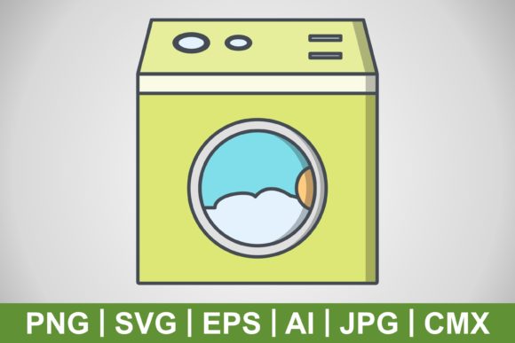 Vector Washing Machine Icon Gráfico Iconos Por IYIKON