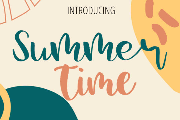 Summer Time Script & Handwritten Font By Al Ghul