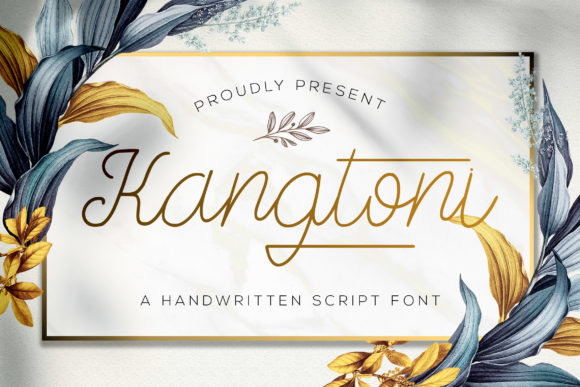 Kangtoni Script & Handwritten Font By StringLabs