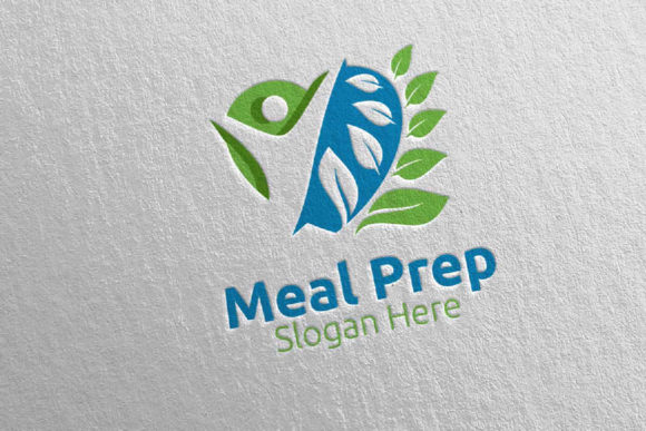 Love Meal Prep Healthy Food Logo 24 Graphic Logos By denayunecf