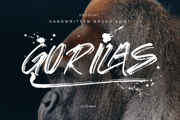 Gorilas Display Font By DLetters.std