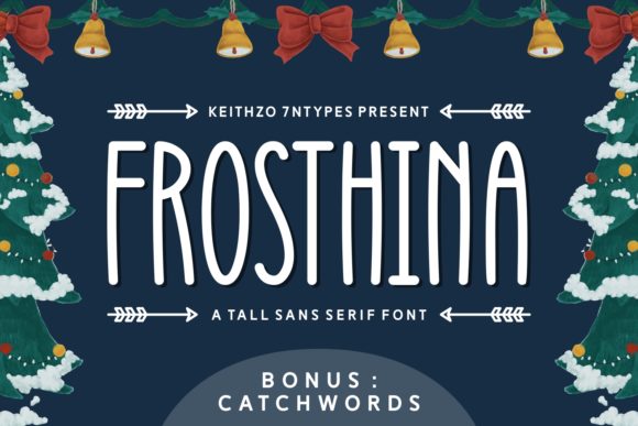 Frosthina Sans Serif Font By Keithzo (7NTypes)