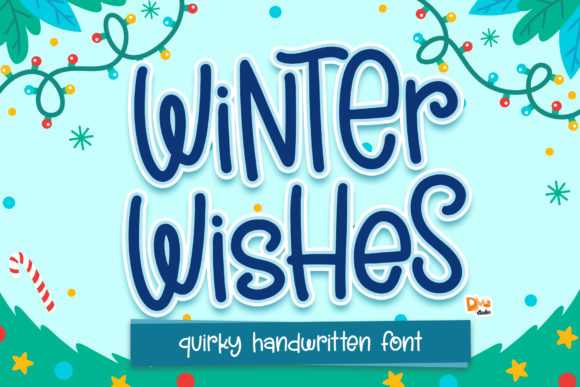 Winter Wishes Script & Handwritten Font By dmletter31