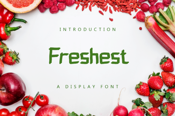 Freshest Display Font By GiaLetter