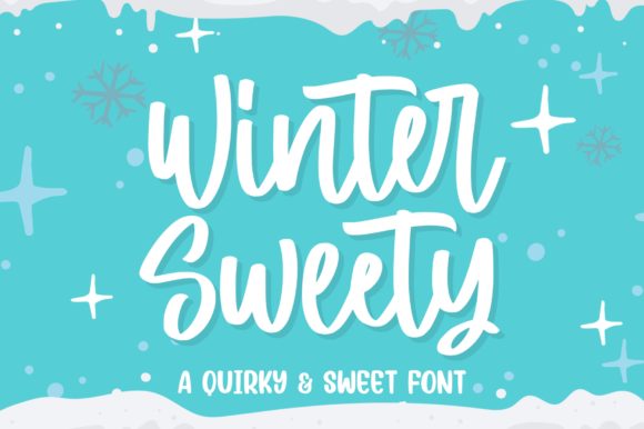 Winter Sweety Script & Handwritten Font By goodjavastudio