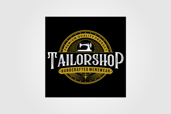 Tailor Shop Vintage Logo Premium Vector Graphic Logos By lawoel