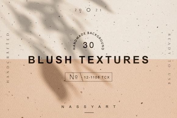 30 Blush Craft Paper Textures Graphic Textures By NassyArt