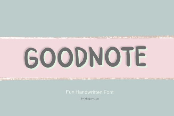 Goodnote Script & Handwritten Font By Wishchy Online