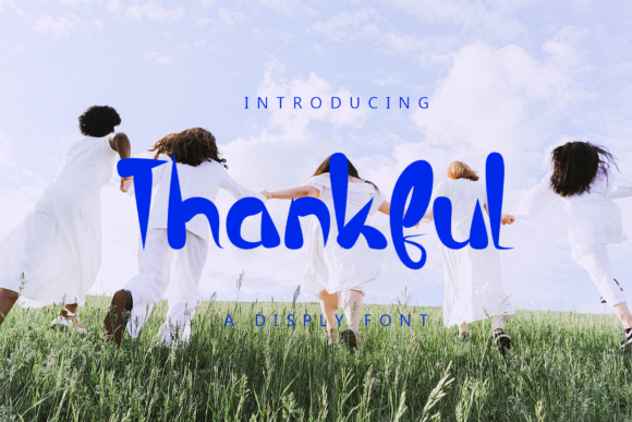 Thankful Display Font By GiaLetter