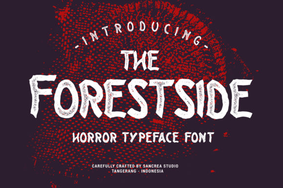 Forest Side Display Font By sancreastd.