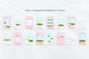 Beauty Pink Instagram Stories Templates Graphic Instapage By milagro.mst 4