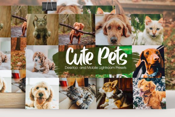 Cute Pets Lightroom Presets Gráfico Acciones y Preajustes Por MintDesign