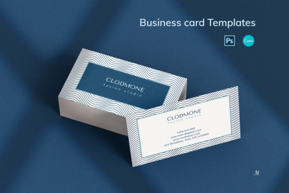 Editable Elegant Business Card Template Gráfico Infográficos Por milagro.mst
