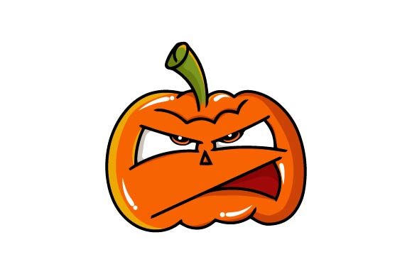 Halloween Pumpkins Cartoon Illustration Grafika Ilustracje do Druku Przez namanyastudios