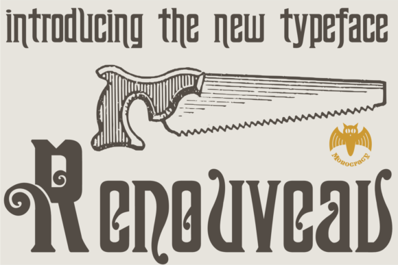 Renouveau Display Font By Intellecta Design