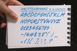 Written by Hand Script & Handwritten Font By OLIVERFONTS 3