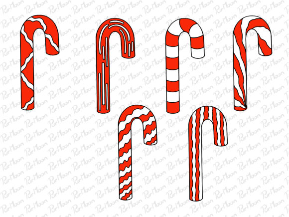 Candy Christmas Gráfico Ilustraciones Imprimibles Por PurMoon