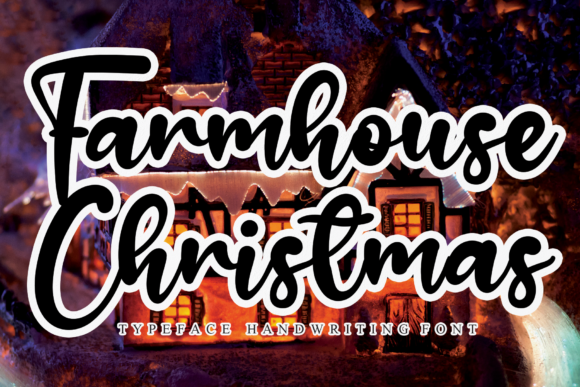 Farmhouse Christmas Script & Handwritten Font By Misterletter.co