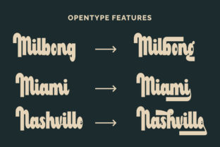 Milbong Display Font By Fallengraphic 2