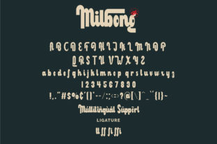 Milbong Display Font By Fallengraphic 7