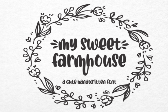 My Sweet Farmhouse Script & Handwritten Font By Mozatype
